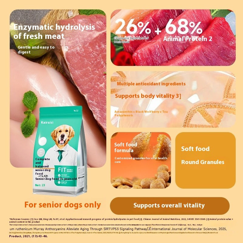 Full-Price Freeze-Dried Three-in-One Dog Food – Complete Nutrition for Puppies & Adults, Suitable for All Breeds