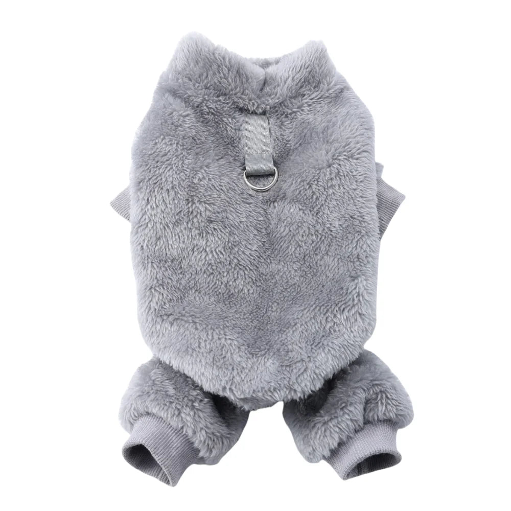 Warm Winter Dog Clothes Small Medium Large Dogs Soft Pet Jacket Windproof Outdoor Pets Coat Cute Fleece Chihuahua Pug Costume