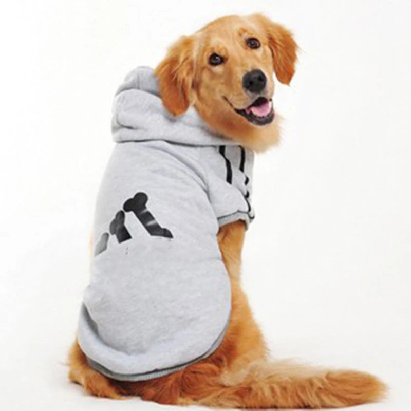 Big Dog Dog Fleece Sweater Golden Retriever Husky Labrador Big Dog Clothing