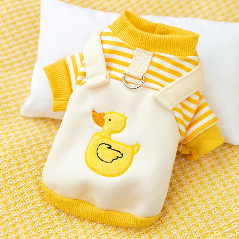 Thin Autumn Winter Dog Hoodies Cute Dog Clothes 2025 Girls Dog Outfit Pet Dog Coat with D-Ring Puppy Sweatshirt Chihuahua Jacket