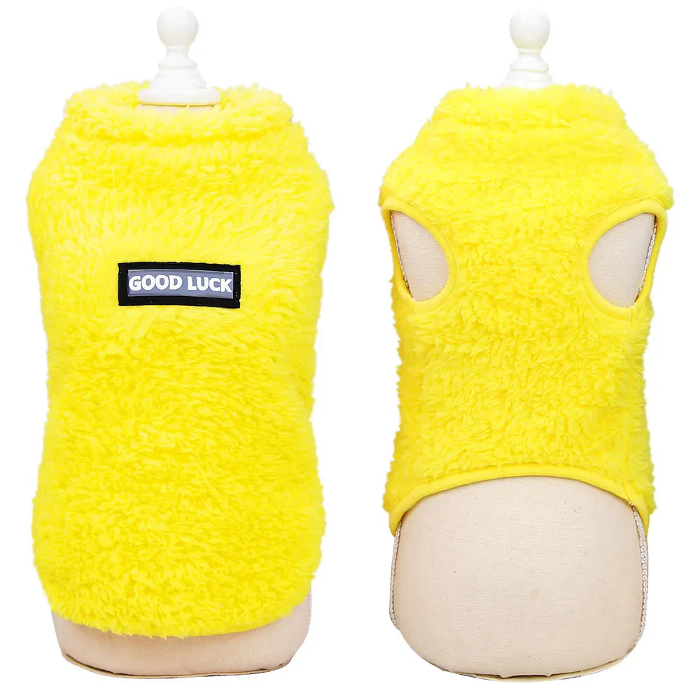 Winter Warm Small Dog Cat Clothes Soft Fleece Pet Puppy Clothing Vest For Small Medium Dogs Cats Chihuahua Yorkie Costume Outfit