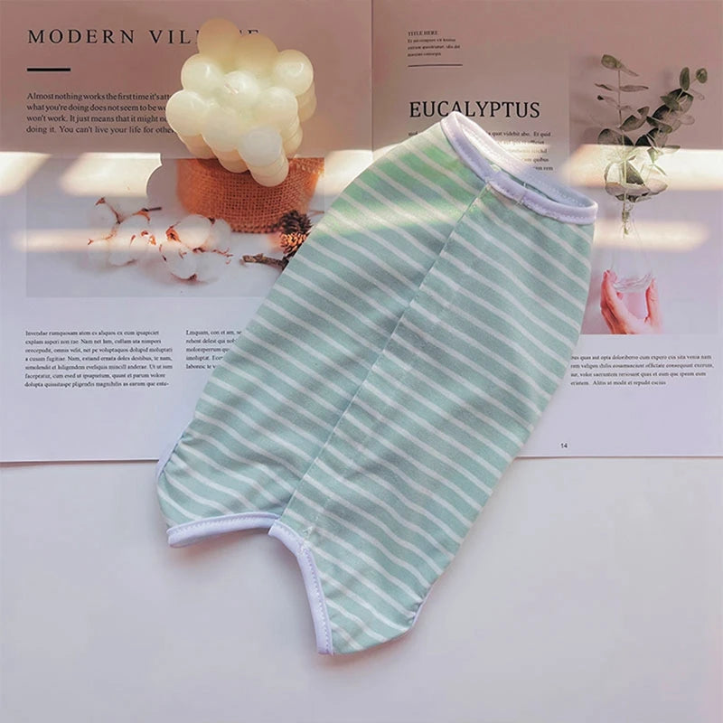 Cat Recovery Suit Puppy Dog Kitten Surgery Recovery Bodysuit for Abdominal Wound Protector Anti Licking Vest Pets Clothing