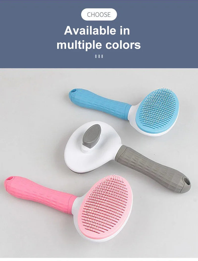 Dog Hair Remover Brush Cat Hair Grooming and Care Comb for Long Hair Dog Pet Removes Hairs Cleaning Bath Brush Pet Supplies