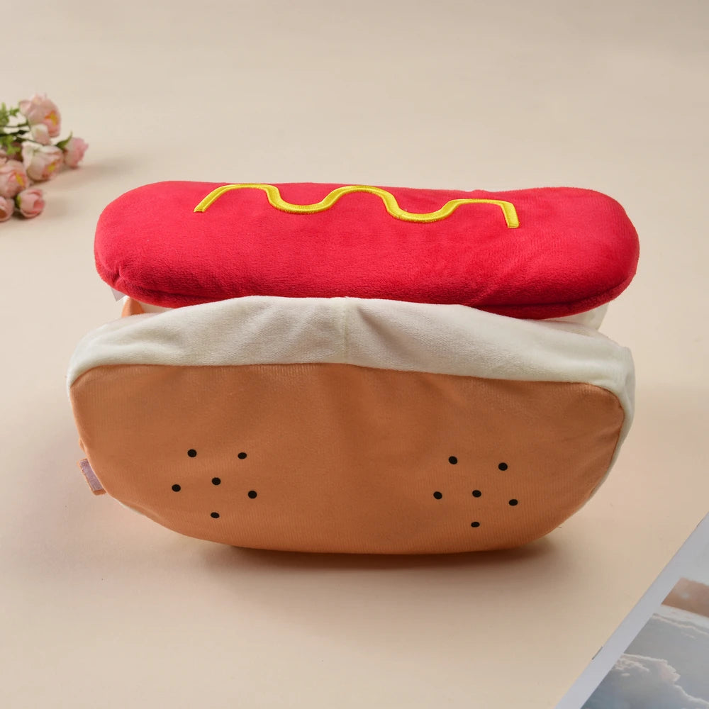 Cosplay Halloween Costumes Hamburger Funny Dachshund Dog Party Cloth Warm Hot Dog Carnival Puppy Clothes For Pets Small Cat