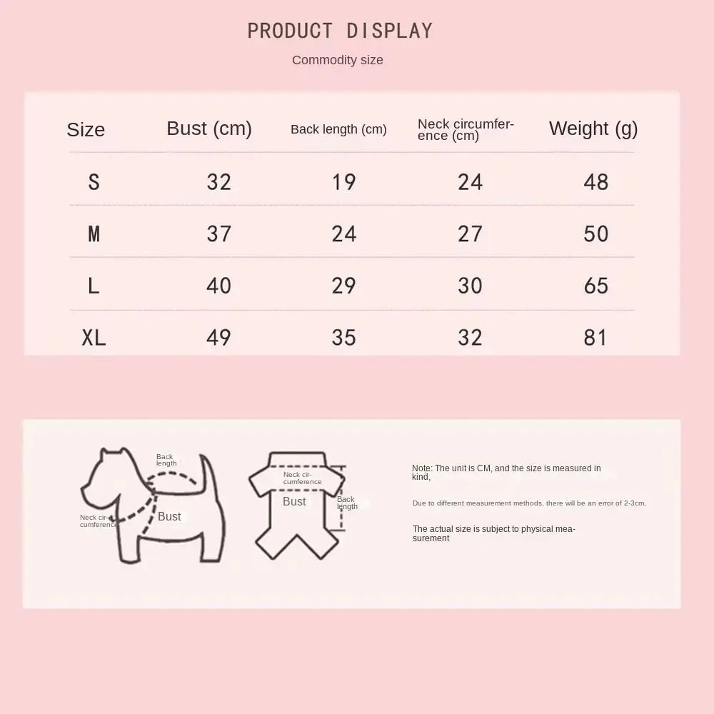 High Quality Autumn Winter Pet Puppy Cat Clothes Plush Rabbit Ears Coat Soft Warm Pet Supplies