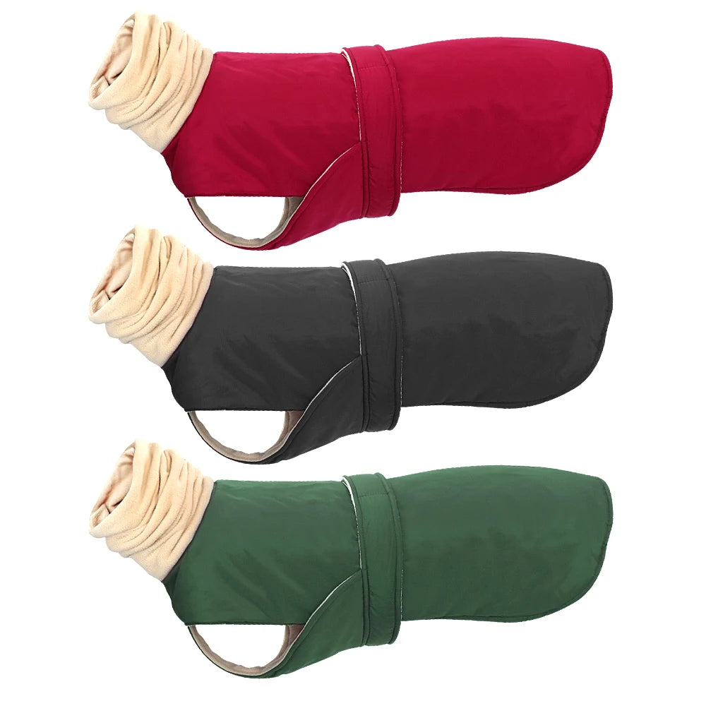 Waterproof Warm Dog Clothes Thick Winter Large Dogs Jacket Coat Vest Pet Clothing Vest With High Collar for Medium Large Dogs