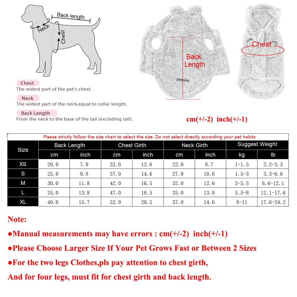 Cute Cat Clothes Rabbit Ears Winter Warm Cozy Plush Pet Coat For Small Medium Dogs Cats Puppy Soft Kitty Sphynx Chihuahua Hoodie