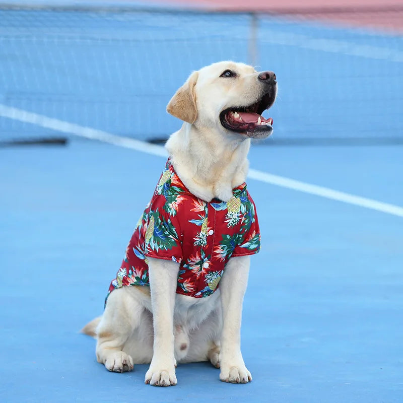 XS-5XL Pet Dog Clothes Spring Cool T-shirts Costume for Small Medium Big Dog Poodle Pug Large Dog Clothing Vest Shirt