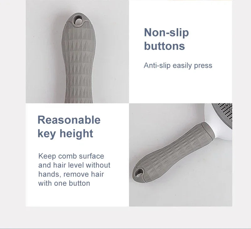 Dog Hair Remover Brush Cat Hair Grooming and Care Comb for Long Hair Dog Pet Removes Hairs Cleaning Bath Brush Pet Supplies