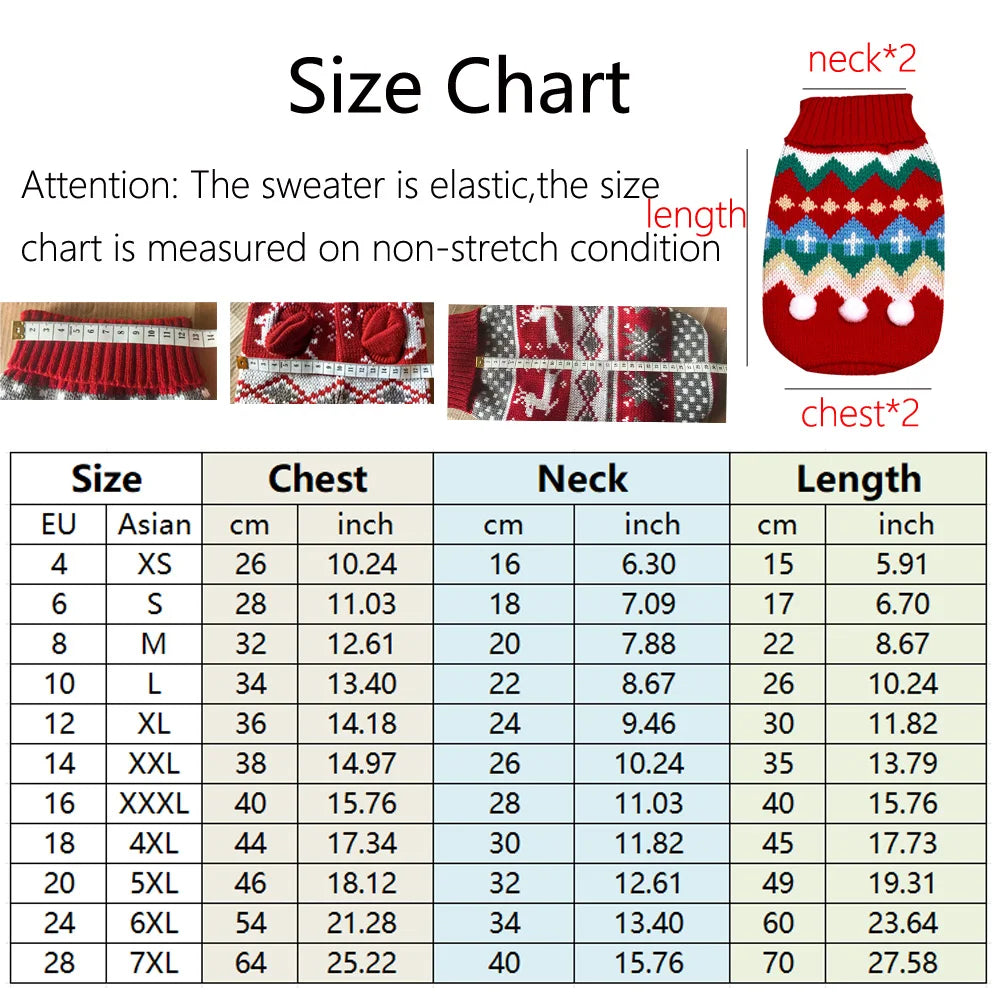 Dog Sweater,Knit Big Dog Sweater Christmas,Pet Turtleneck Doggy Sweatshirt for Extra Large Dogs boy Girl,Large Size Dog Cold