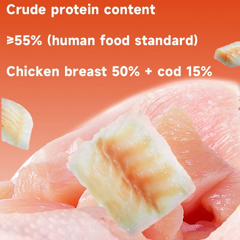 Dry Cat Food Healthy Freeze Dried Cat Treats Goat Milk Cat Grass Snack