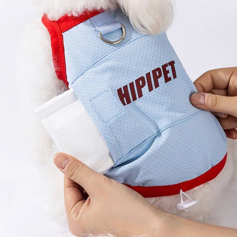 Adjustable pet sunscreen clothes, outdoor cat sunscreen clothes, cold dog clothes, dog cooling clothes