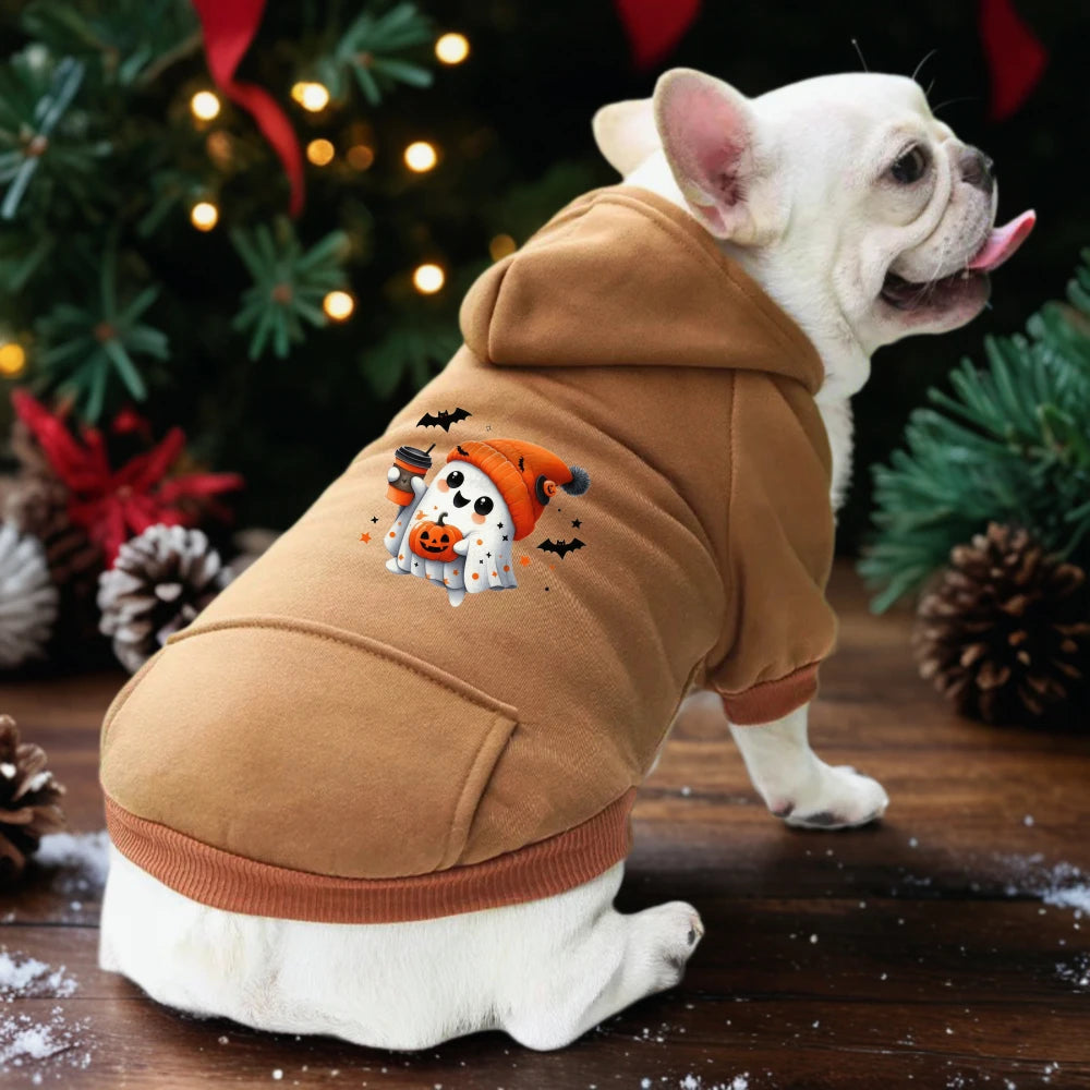 Pet Clothes Small Medium-sized Pet Schnauzer Pure Hooded Sweatshirt Luxury Fashion Hoodie for Cats and Dogs