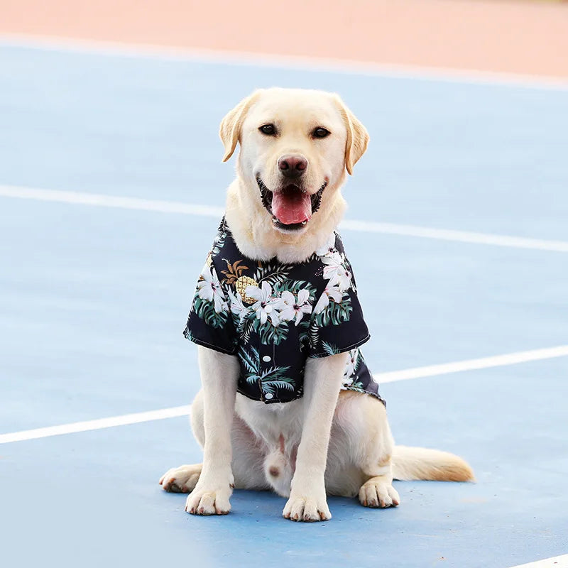 XS-5XL Pet Dog Clothes Spring Cool T-shirts Costume for Small Medium Big Dog Poodle Pug Large Dog Clothing Vest Shirt