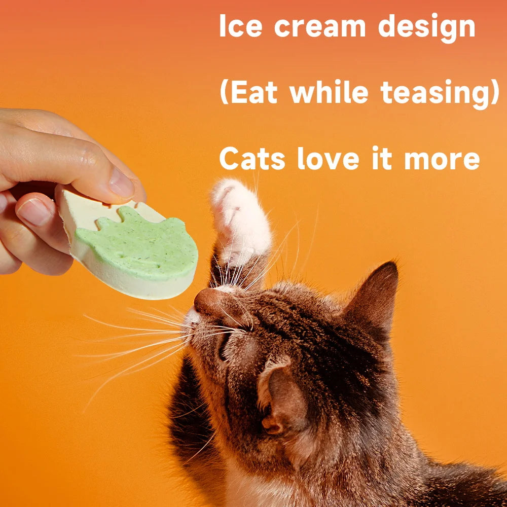 Dry Cat Food Healthy Freeze Dried Cat Treats Goat Milk Cat Grass Snack