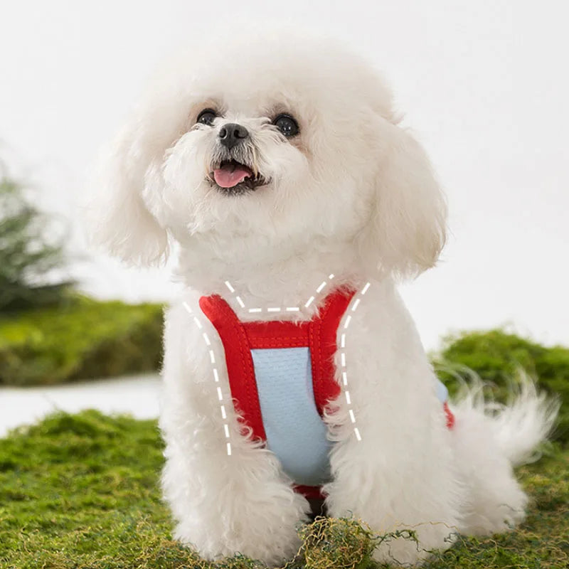 Adjustable pet sunscreen clothes, outdoor cat sunscreen clothes, cold dog clothes, dog cooling clothes