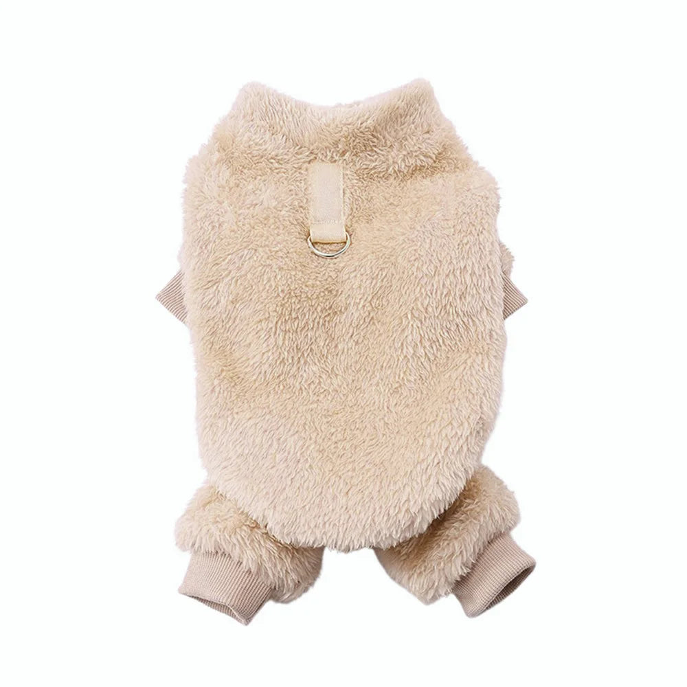 Warm Winter Dog Clothes Small Medium Large Dogs Soft Pet Jacket Windproof Outdoor Pets Coat Cute Fleece Chihuahua Pug Costume