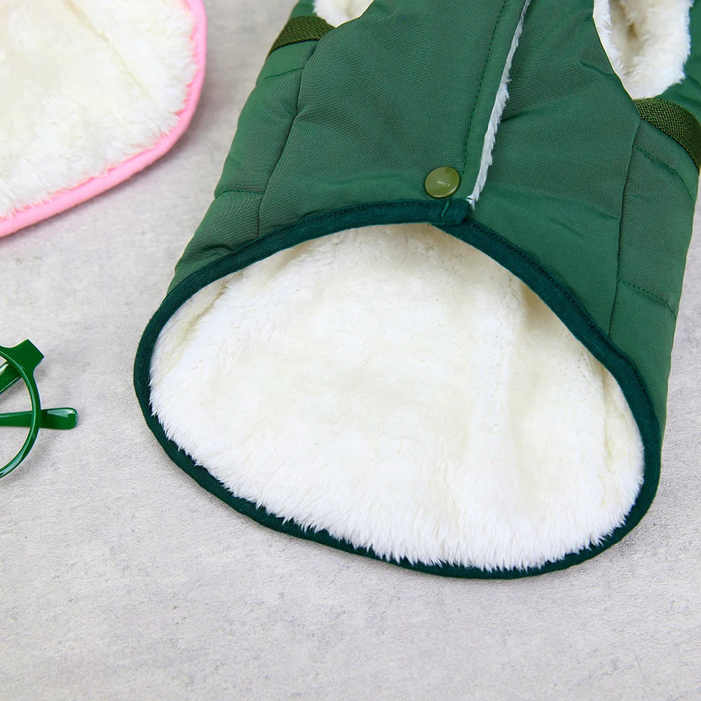 Winter Dog Clothes Soft Warm Dogs Coat Clothing Thick Pet Kitten Puppy Vest Outfit Jacket For Small Medium Dogs Cats Chihuahua