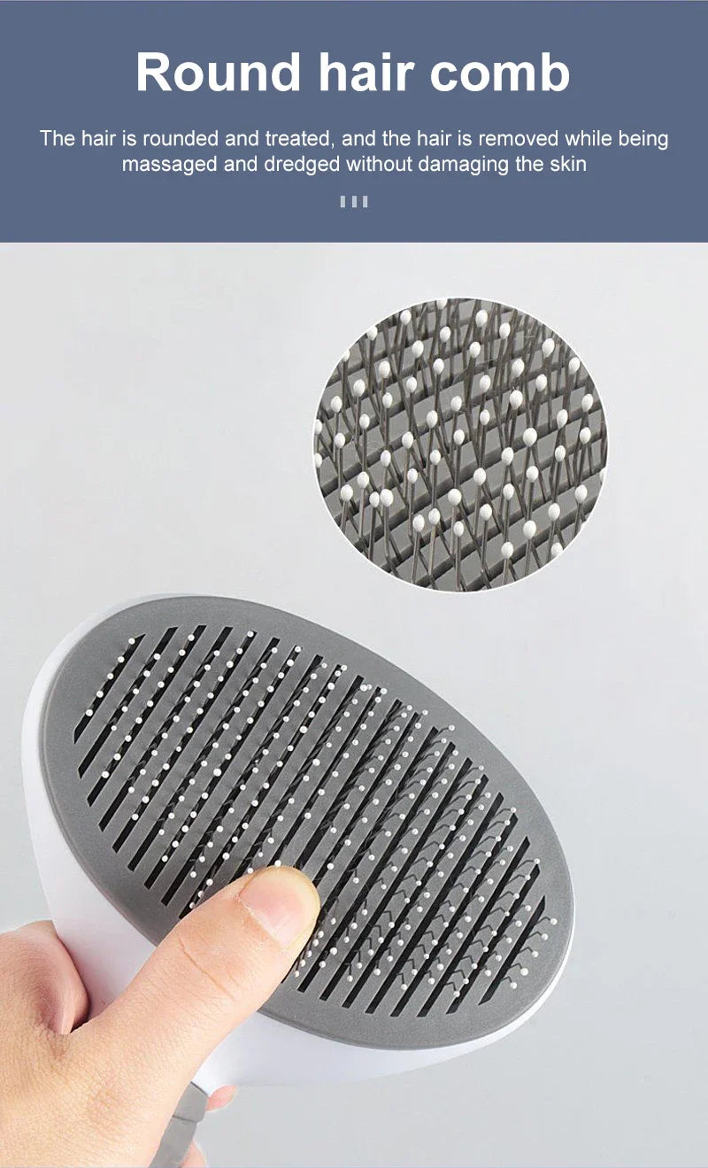 Dog Hair Remover Brush Cat Hair Grooming and Care Comb for Long Hair Dog Pet Removes Hairs Cleaning Bath Brush Pet Supplies