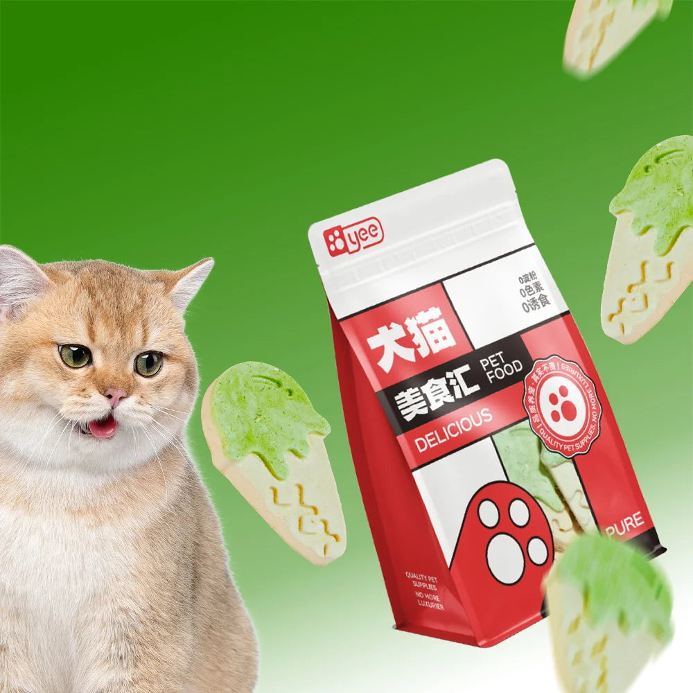 Dry Cat Food Healthy Freeze Dried Cat Treats Goat Milk Cat Grass Snack