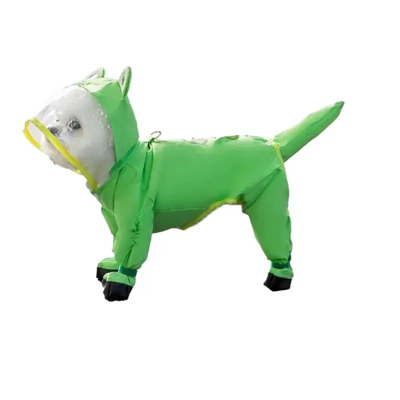 Dog outdoor raincoat, Little dog raincoat, waterproof on all four feet, pet accessories, small and medium-sized dogs