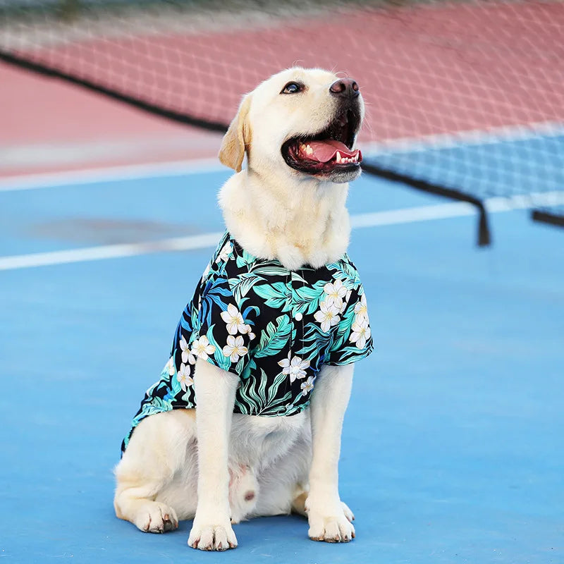 XS-5XL Pet Dog Clothes Spring Cool T-shirts Costume for Small Medium Big Dog Poodle Pug Large Dog Clothing Vest Shirt