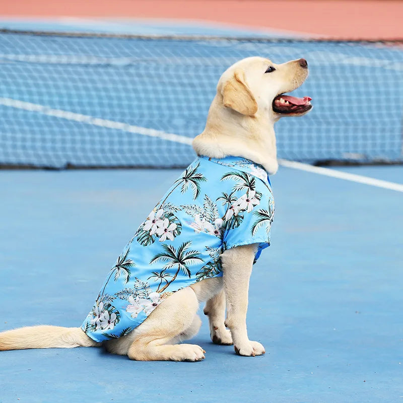 XS-5XL Pet Dog Clothes Spring Cool T-shirts Costume for Small Medium Big Dog Poodle Pug Large Dog Clothing Vest Shirt