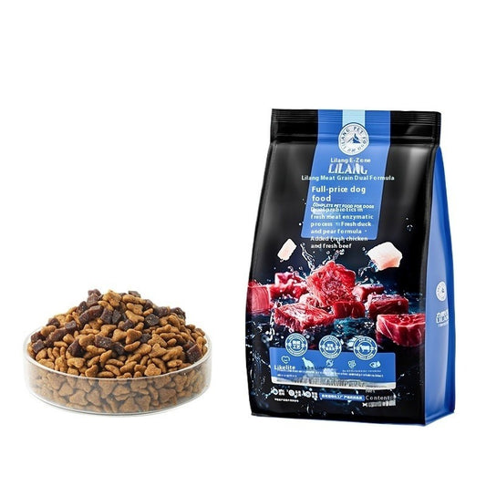 Dog Food for Puppies of All Sizes, Suitable for Teddy, Corgi and Bichon Frise, 10-pound Pack for Muscle Building and Bone Strengthening