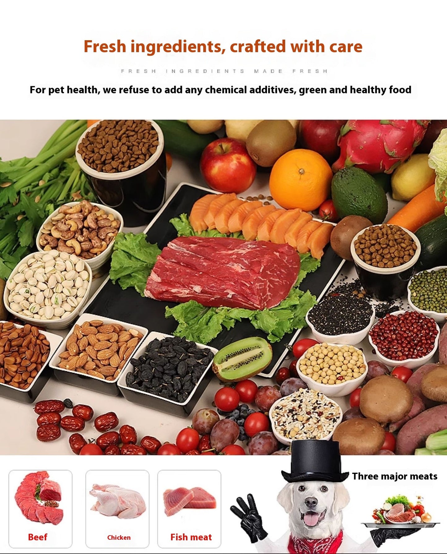 20KG Premium Complete Dog Food for Large Breeds – Suitable for Labrador, Husky, Golden Retriever, Samoyed, German Shepherd, Adult Dogs