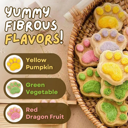 Paw Shape Cat Snack Cleaning Cat Snacks Kitten Treats Paw Shape Cat Food Footprint Shaped Cat Treats Pets Supplies