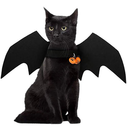Creative Cute Pet Dog Halloween Clothes Black Bat Wings Carrier Costume Cosplay Cat and Dog Party Pet Supplies Cosplay