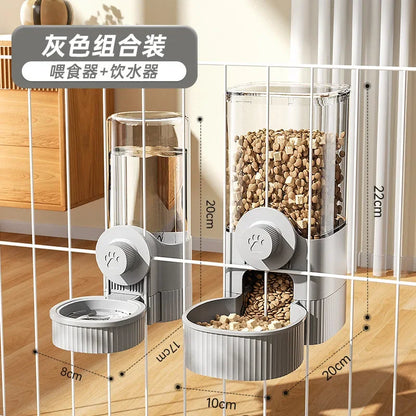 Pet Hanging Pet Water Dispenser Dog Water Supplies Hanging Cage Dog Basin Cat Bowl Automatic Feeder  Water Bottle  Pet Supplies