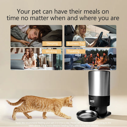 Automatic Cat Feeder Dog Slow Food Machine Smart Pet Feeder With Timed Quantitative Automatic Cat Food Dispenser Cat Dog Bowl