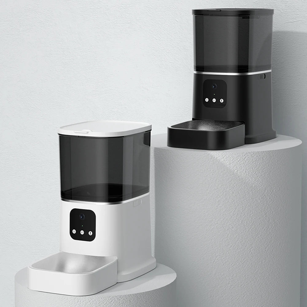 3L 6L Large Capacity Automatic Pet Feeder Smart APP Remote Timing Control Cat Dog Bowl Food Dispenser With Camera WIFI Recording