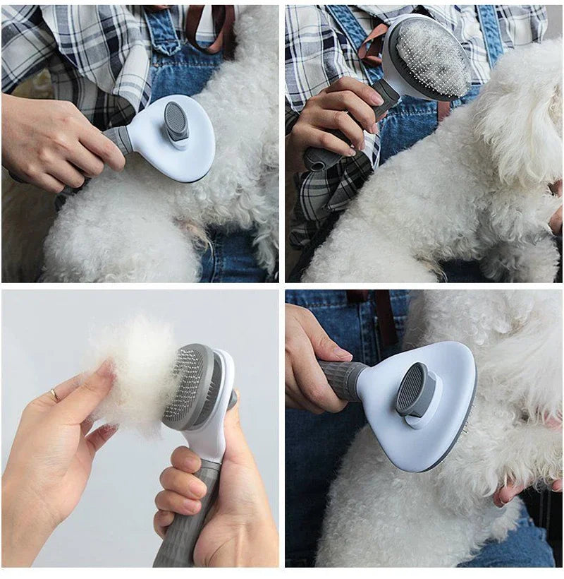 Dog Hair Remover Brush Cat Hair Grooming and Care Comb for Long Hair Dog Pet Removes Hairs Cleaning Bath Brush Pet Supplies