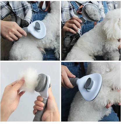 Dog Hair Remover Brush Cat Hair Grooming and Care Comb for Long Hair Dog Pet Removes Hairs Cleaning Bath Brush Pet Supplies