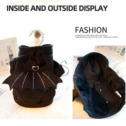 1Pcs Halloween Sweatshirt Dog Cat Hoodie Fancy Costume Halloween Cosplay Sweater Dog Hoodies Halloween Party for Pet Supplies