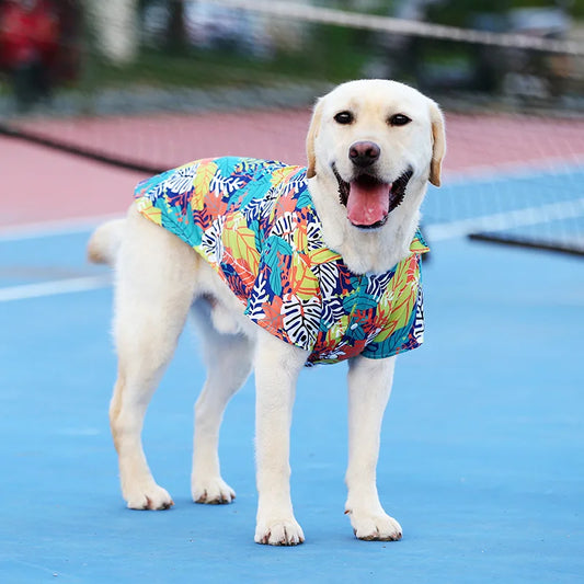 XS-5XL  Pet Dog Clothes Spring Cool T-shirts Costume for Small Medium Big Dog Poodle Pug Large Dog Clothing Vest Shirt