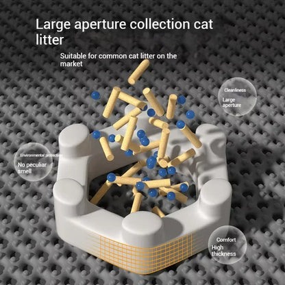 Large Cat Litter Mat Waterproof Double Layer Non Slip Litter Box Tray Pad Washable Durable Pet Toilet Training Mat