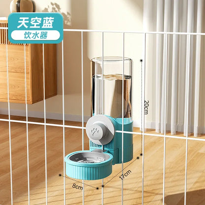 Pet Hanging Pet Water Dispenser Dog Water Supplies Hanging Cage Dog Basin Cat Bowl Automatic Feeder  Water Bottle  Pet Supplies