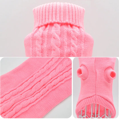 Pet Cat Sweater Winter Warm Cotton Cat Clothes Knitted Puppy Sweater Kitten Cloth Cat Vest For Small Medium Cats Dogs Chihuahua