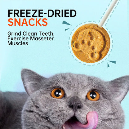 Natural Cat Treats Chicken Duck and Fish Meat Pet Freeze-dried Dog Snacks