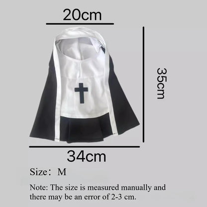 Pet Halloween costumes - funny and quirky costume for dogs, Halloween nun outfits for cats, dog clothes for Halloween