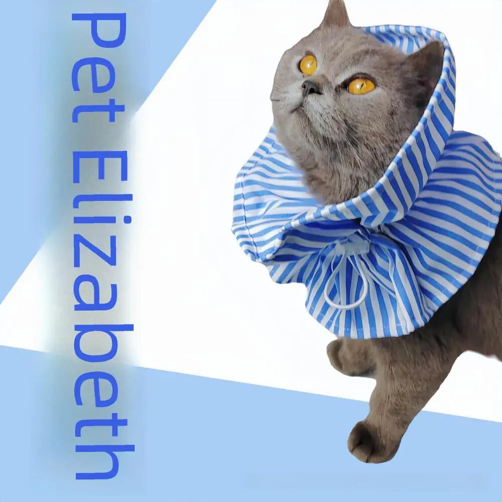 Adorable Pet Accessories Elizabeth Collar Anti-Itch Worm Repellent Sterilization Scarf Dogs Cats Supplies 2024 New
