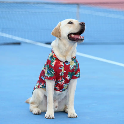 XS-5XL  Pet Dog Clothes Spring Cool T-shirts Costume for Small Medium Big Dog Poodle Pug Large Dog Clothing Vest Shirt