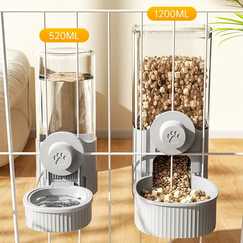 Pet Hanging Pet Water Dispenser Dog Water Supplies Hanging Cage Dog Basin Cat Bowl Automatic Feeder  Water Bottle  Pet Supplies
