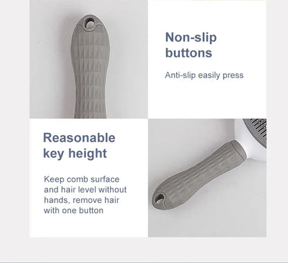 Dog Hair Remover Brush Cat Hair Grooming and Care Comb for Long Hair Dog Pet Removes Hairs Cleaning Bath Brush Pet Supplies
