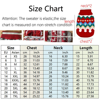 Dog Sweater,Knit Big Dog Sweater Christmas,Pet Turtleneck Doggy Sweatshirt for Extra Large Dogs boy Girl,Large Size Dog Cold