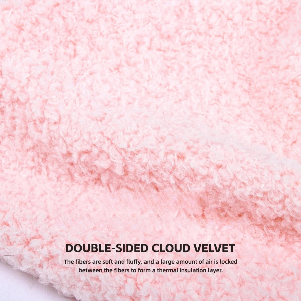 Velvet Vest Autumn and Winter Pullover Cat and Dog Clothing Cloud Velvet Pet Clothing Indoor and Outdoor Cat Clothing Decoration