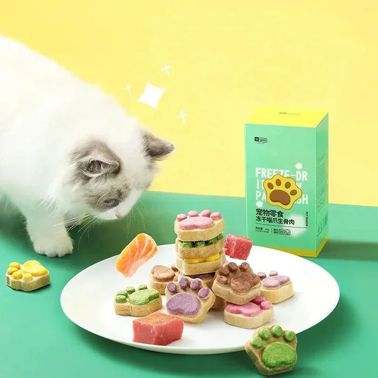 Cat Freeze Dried Snacks High Protein Chicken Fruits and Vegetables Freeze Dried Food for Pet